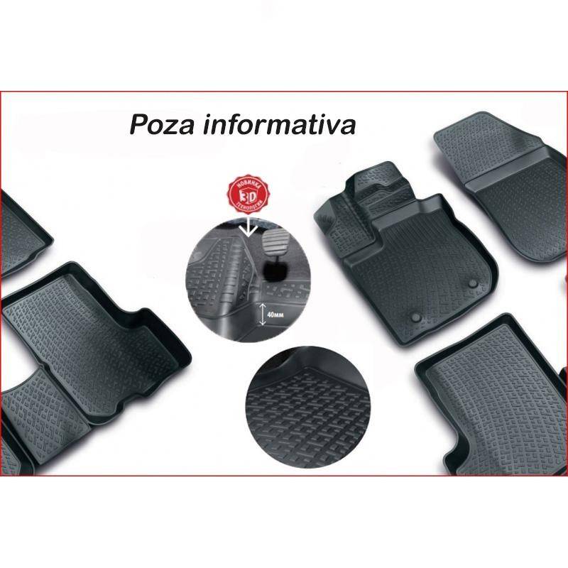 Covoare cauciuc stil tavita Fiat Albea 2002 - 2012