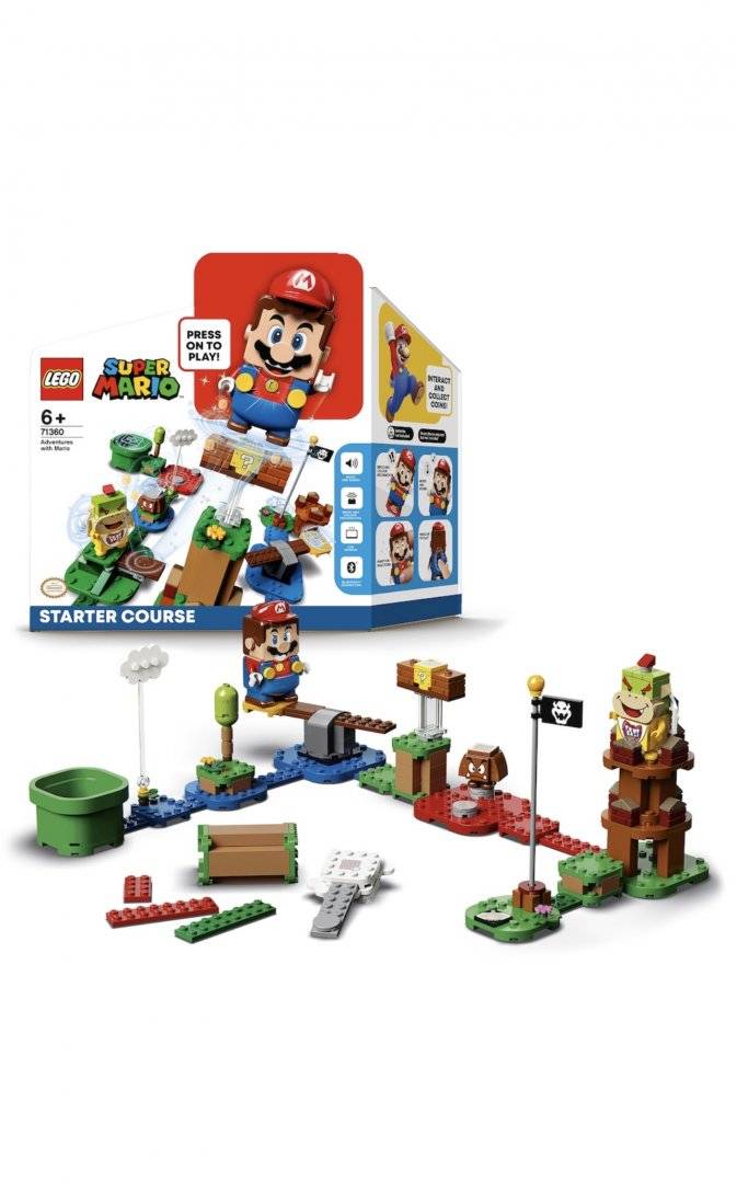 Lego Super Mario - Aventurile lui Mario set de baza 71360, 231 piese