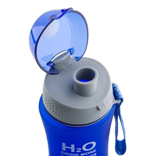 Recipient apa, H2O, albastru, 480 ml