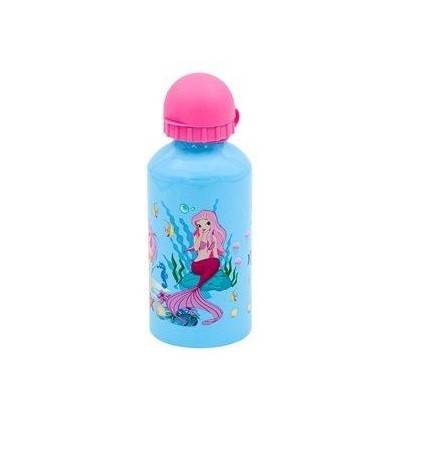 Recipient apa pentru fetite cu gura si design Sirena, 500 ml