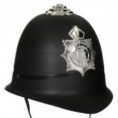 Casca de jucarie de politie londoneza, neagra