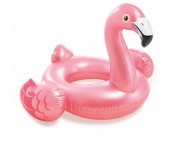 Colac gonflabil pentru copii model Pink Flamingo, 1.19x0.97 m