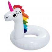 Colac gonflabil pentru copii model Unicorn, 136x131 cm