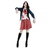 Costum Zombie Liceanca, marime unica pentru Halloween