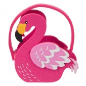 Geanta decorativa de Paste flamingo, 13 cm