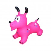 Jucarie gonflabila pentru copii, model Catel roz tip hop hop