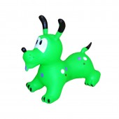 Jucarie gonflabila pentru copii, model Catel verde tip hop hop