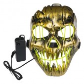 Masca craniu cu LED pentru petrecerea de Halloween