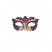 Masca Violet/Auriu pentru petrecere