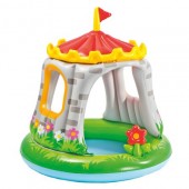 Piscina model castel gonflabila pentru copii, multicolora, 122x122 cm