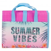 Saltea de plaja sub forma de geanta, Summer Vibes, BUR, 180x86 cm