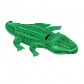 Saltea model Crocodil gonflabil, verde, 168 x 86 cm